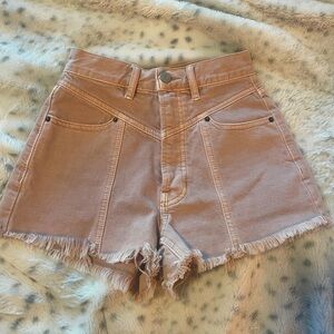 Pacsun Vintage high rise pink denim shorts SIZE 22